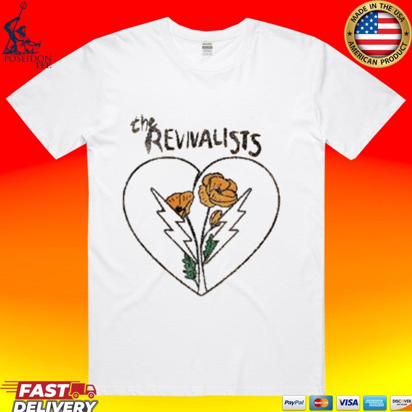 The Revivalists Heart Broken Flower T-shirt