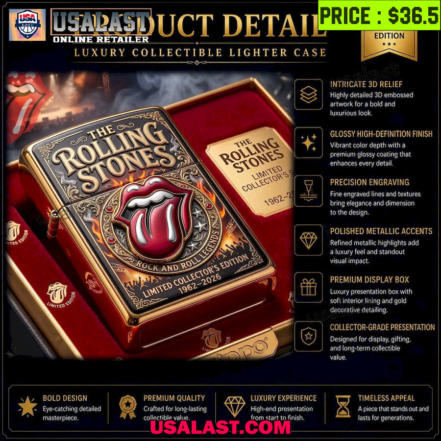 The Rolling Stone 2026 Zippo Lighter Case