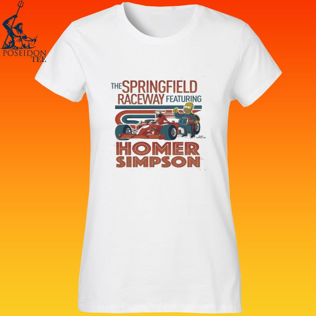 The Springfield Raceway Featuring Homer Simpsons T-shirt