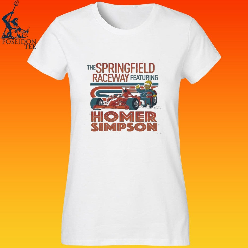 The Springfield Raceway Featuring Homer Simpsons T-shirt