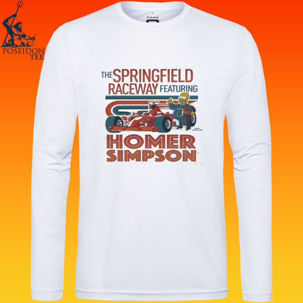 The Springfield Raceway Featuring Homer Simpsons T-shirt