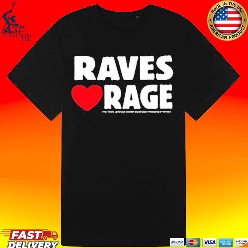The Summer Smash Raves Love Rage T-shirt