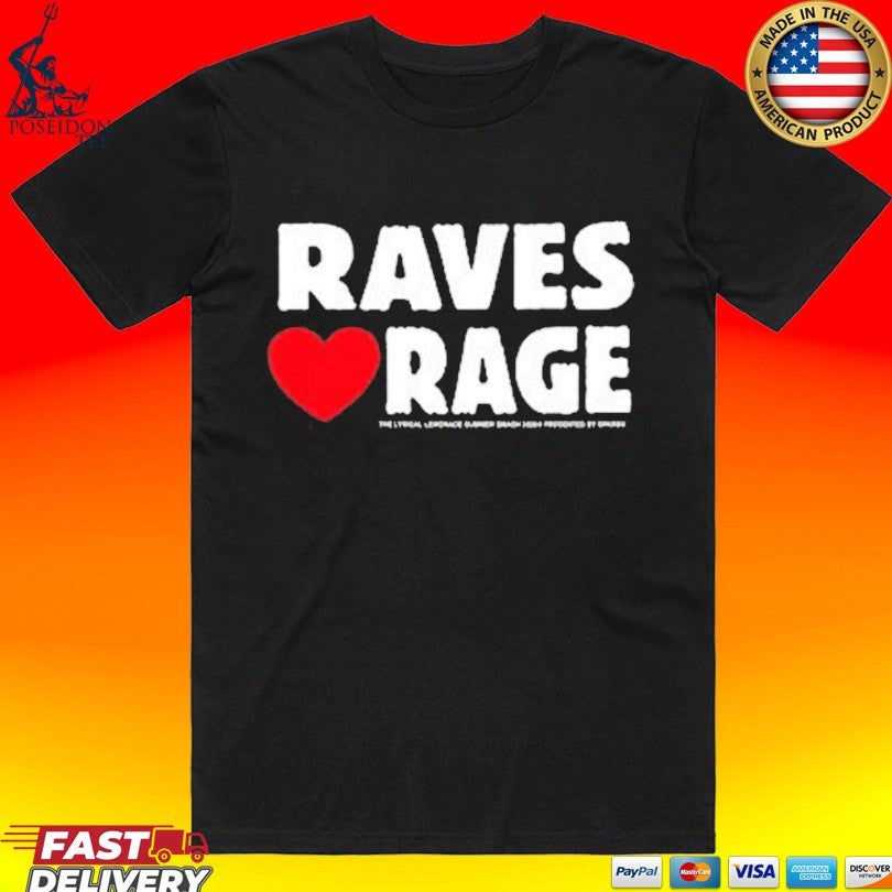 The Summer Smash Raves Love Rage T-shirt