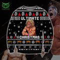 The Ultimate Warrior Knitting Pattern 3d Print Ugly Christmas Sweater Sweatshirt Christmas