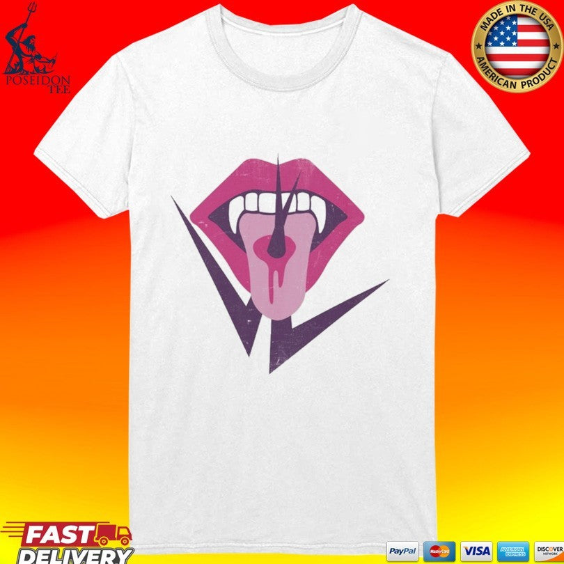 The Vampire Lestat Tongue And Fangs Logo T-shirt