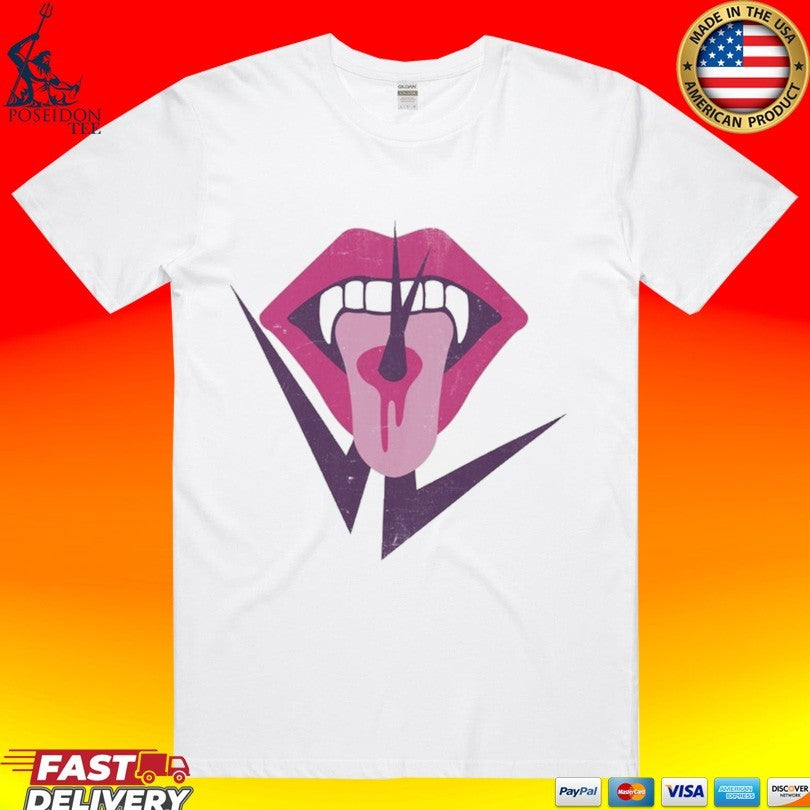 The Vampire Lestat Tongue And Fangs Logo T-shirt