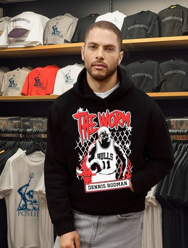 The Worm Dennis Rodman Nba Mitchell & Ness Nba Street Player Chicago Bulls T-shirt