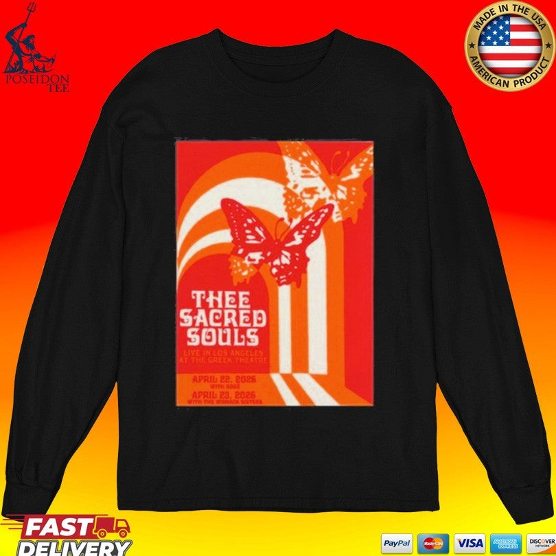 Thee Sacred Souls April 23 2026 Greek Theatre T-shirt