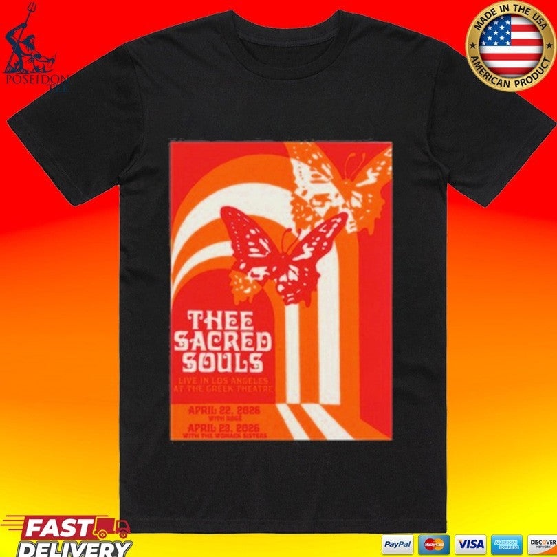 Thee Sacred Souls April 23 2026 Greek Theatre T-shirt