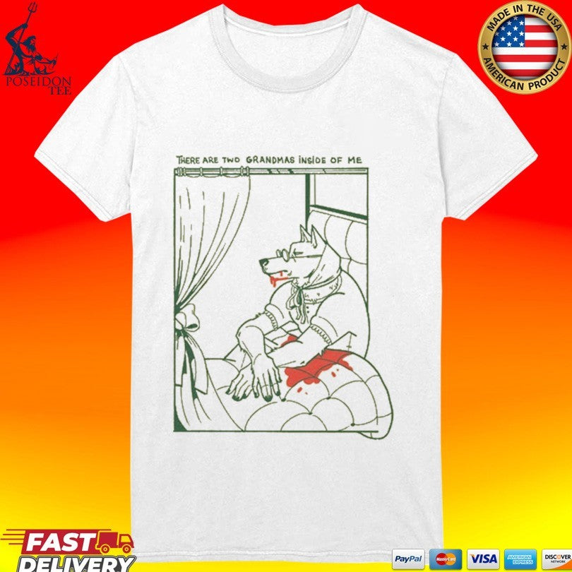 There Are Two Grandmas Inside Of Me Lucia Sancho T-shirt