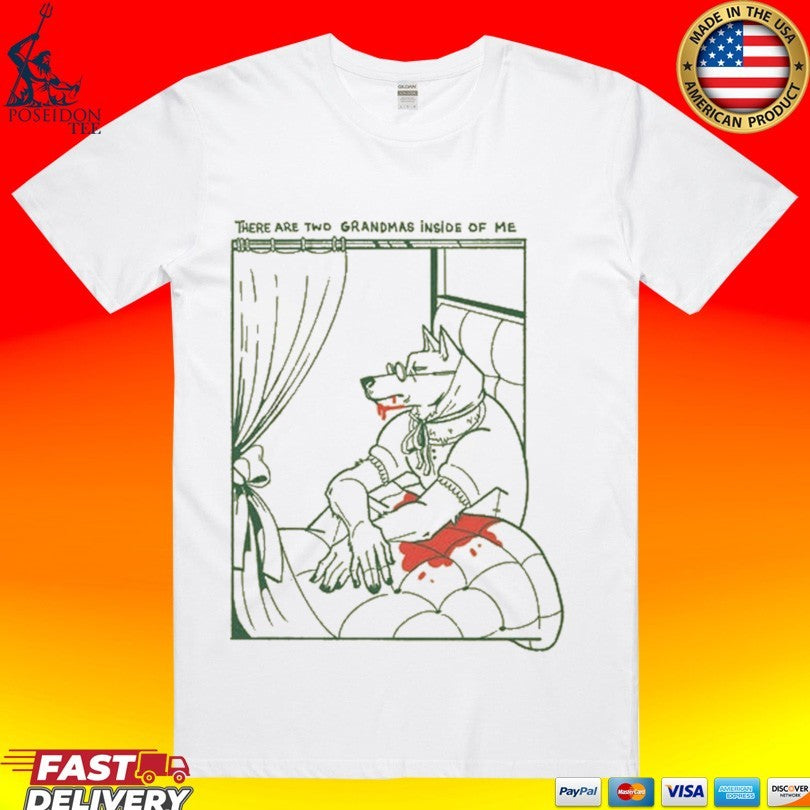There Are Two Grandmas Inside Of Me Lucia Sancho T-shirt