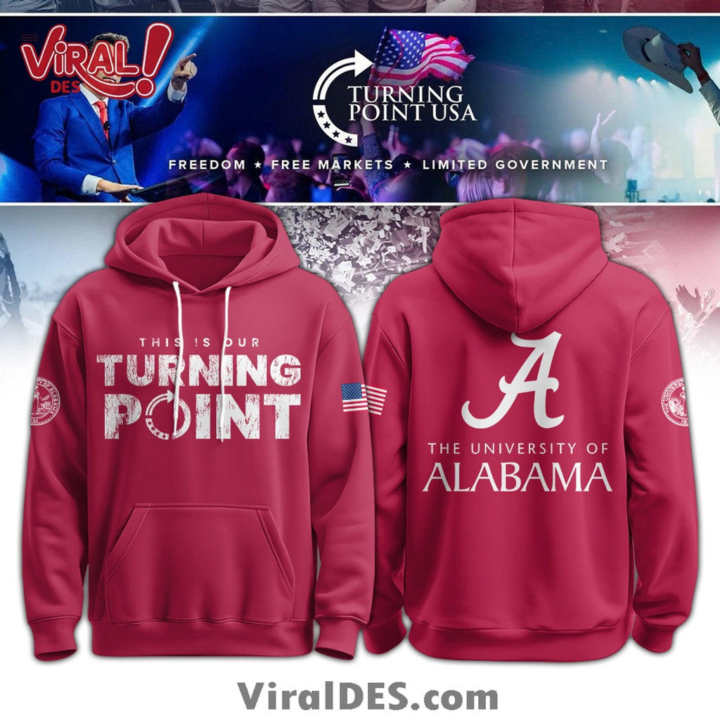 This Is Our Turning Point Alabama Campus Red Hoodie