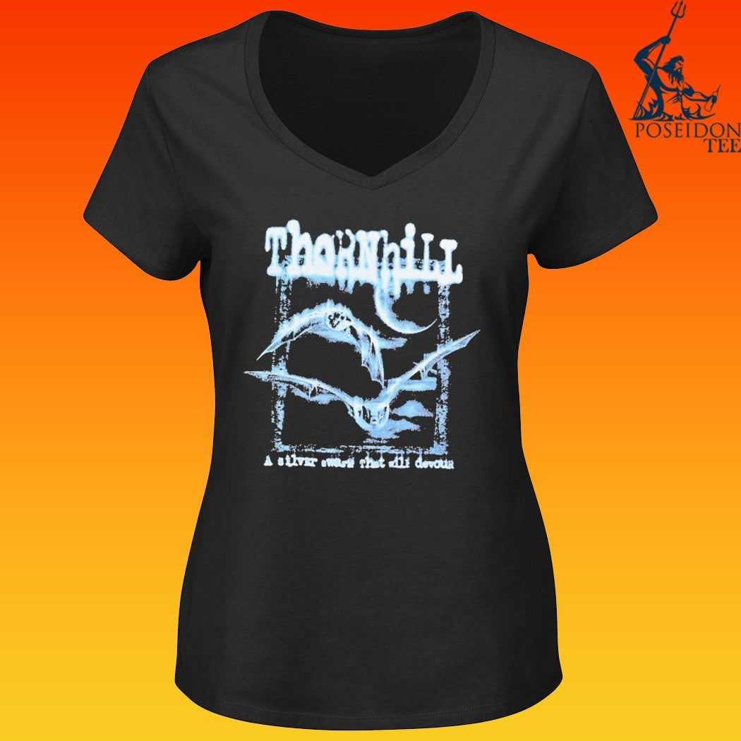Thornhill Sleeveless Bat A Silver Swear That Will Devour T-shirt