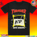 Thrasher Skateboard Skate Sessions Magazine December 1983 Vintage T-shirt