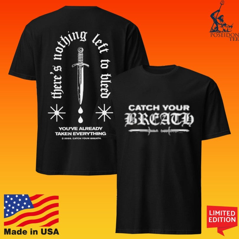 Thriller Records Catch Your Breath Dagger T-shirt