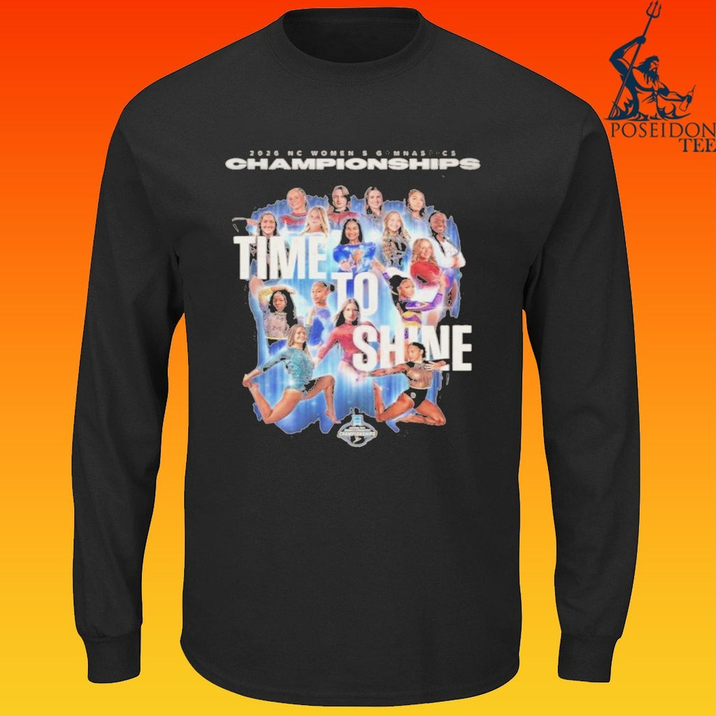 Time To Shine 2026 Nc Women’s Gymnastics Championships T-shirt