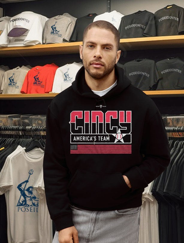 TJ Friedl Cincy America’s Team T-shirt