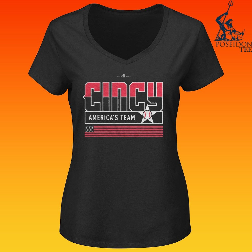 TJ Friedl Cincy America’s Team T-shirt