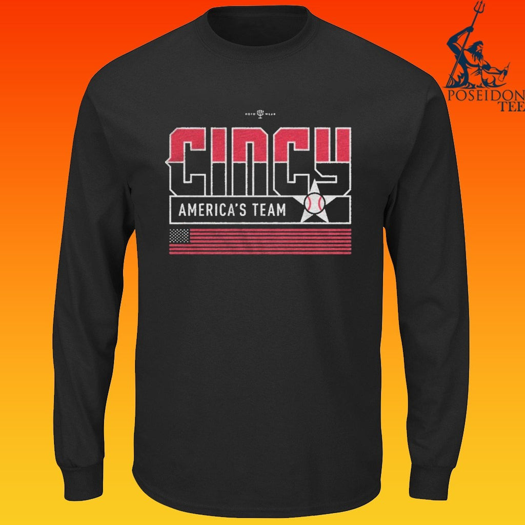 TJ Friedl Cincy America’s Team T-shirt