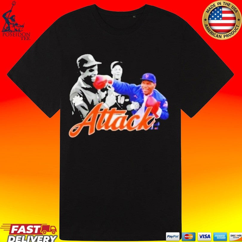Tobias Myers Mets Attack T-shirt