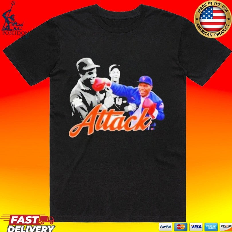 Tobias Myers Mets Attack T-shirt