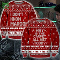 Todd I Dont Know Margo Knitting Pattern 3d Print Ugly Christmas Sweater Sweatshirt Christmas