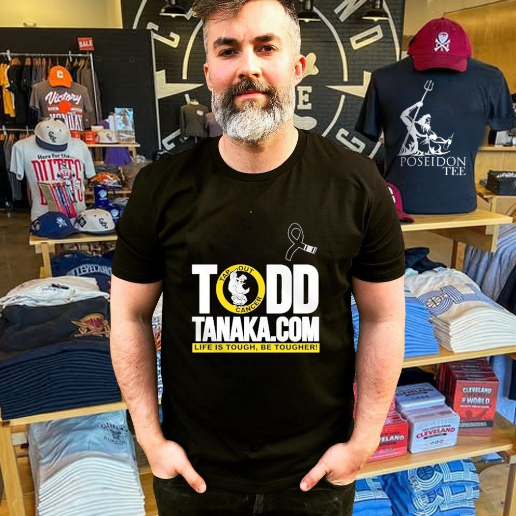 Todd Tanaka Life Is Tough Be Tougher Aloha Support Network T-shirt