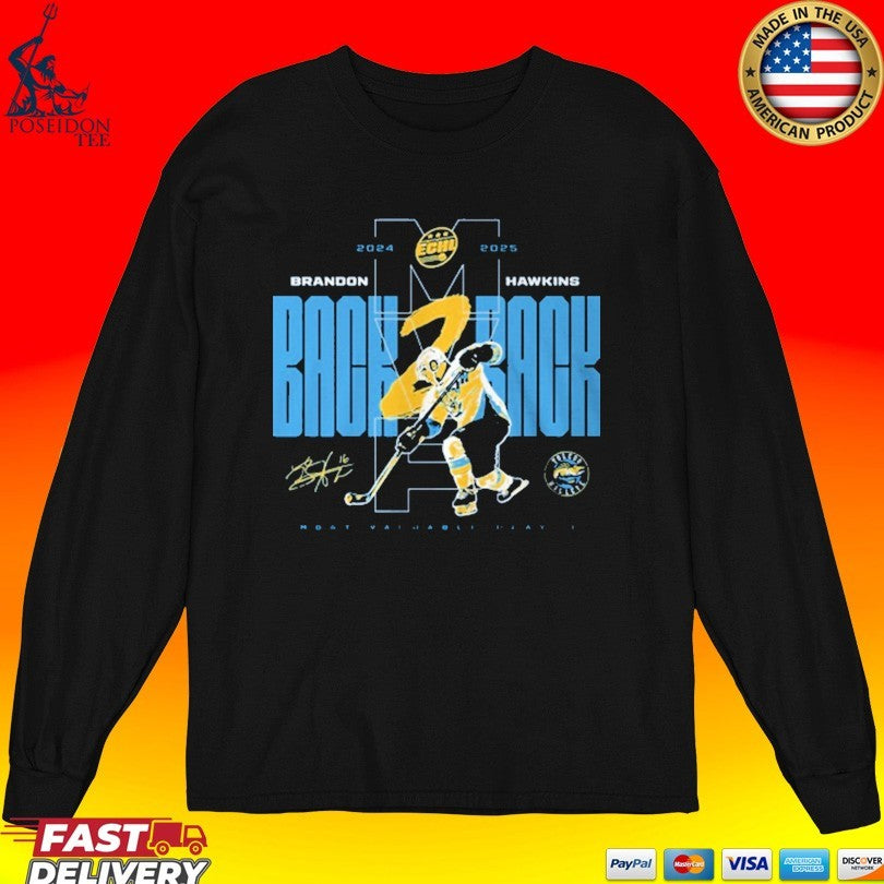 Toledo Walleye Brandon Hawkins Mvp T-shirt