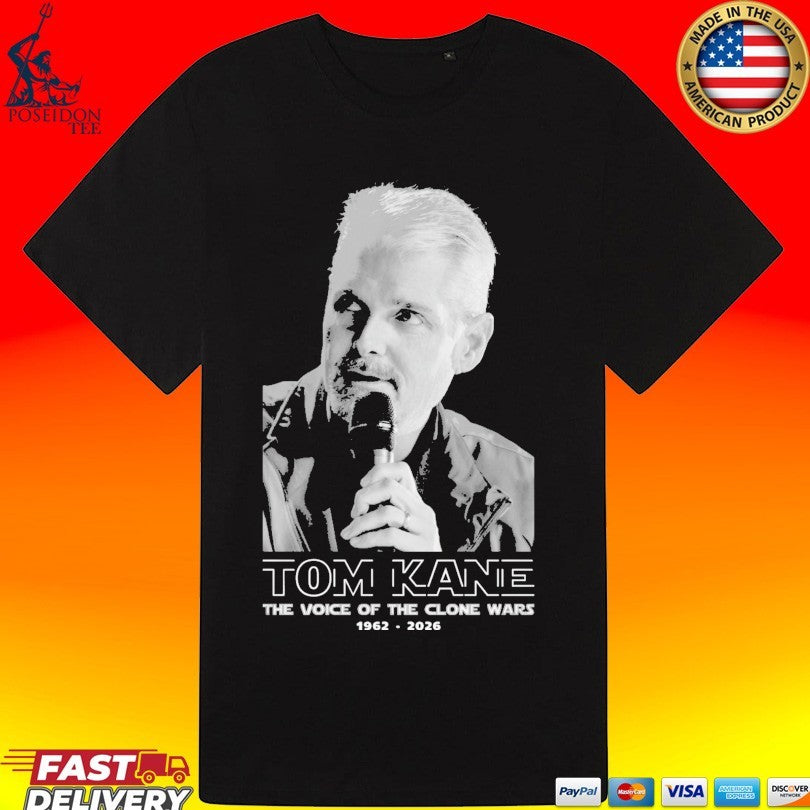 Tom Kane Memorial The Legendary Voice Actor Fan Tribute T-shirt