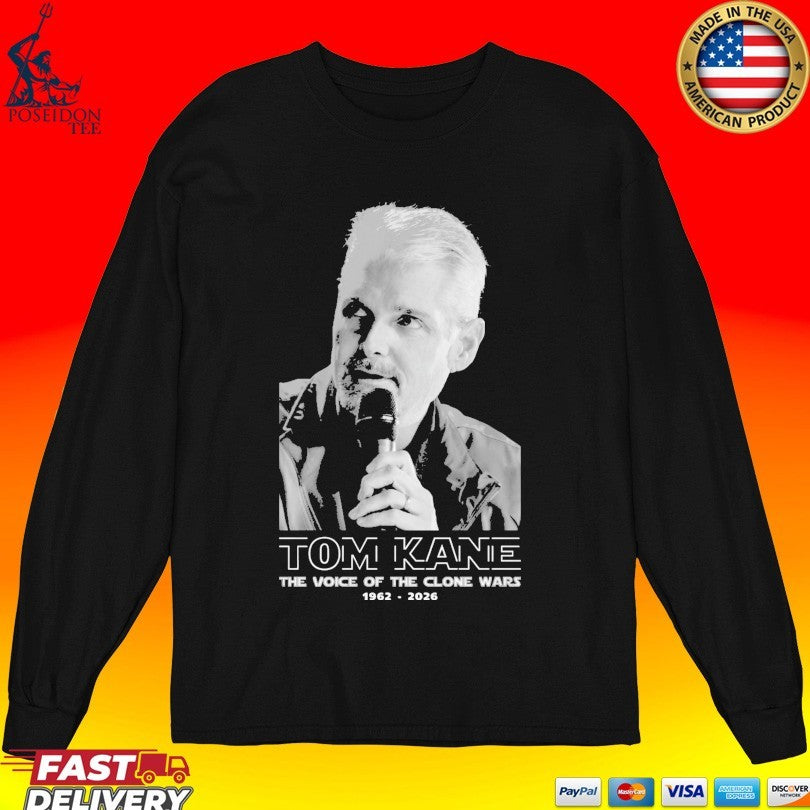 Tom Kane Memorial The Legendary Voice Actor Fan Tribute T-shirt