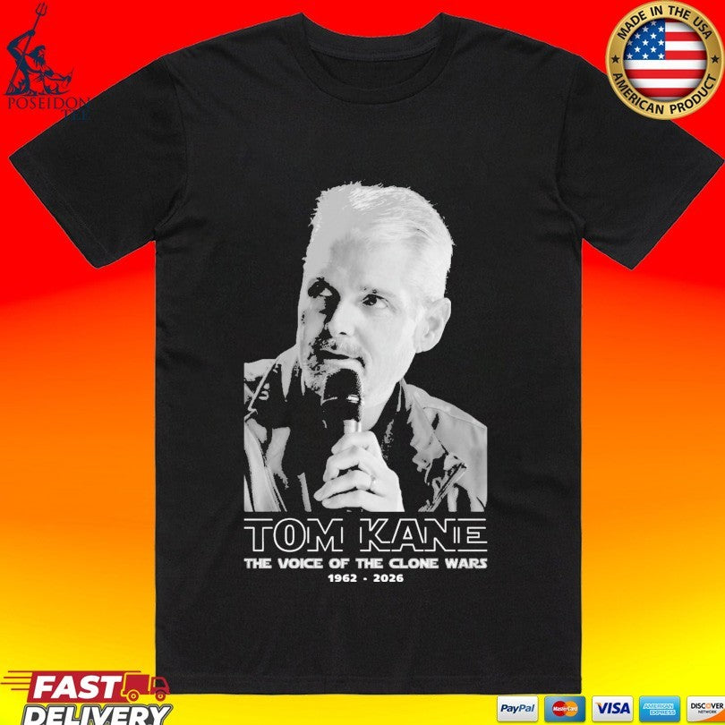Tom Kane Memorial The Legendary Voice Actor Fan Tribute T-shirt