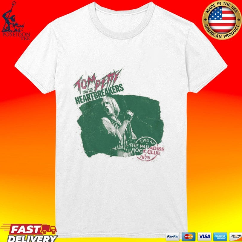 Tom Petty Live At The Paradise Rock Club 1978 T-shirt