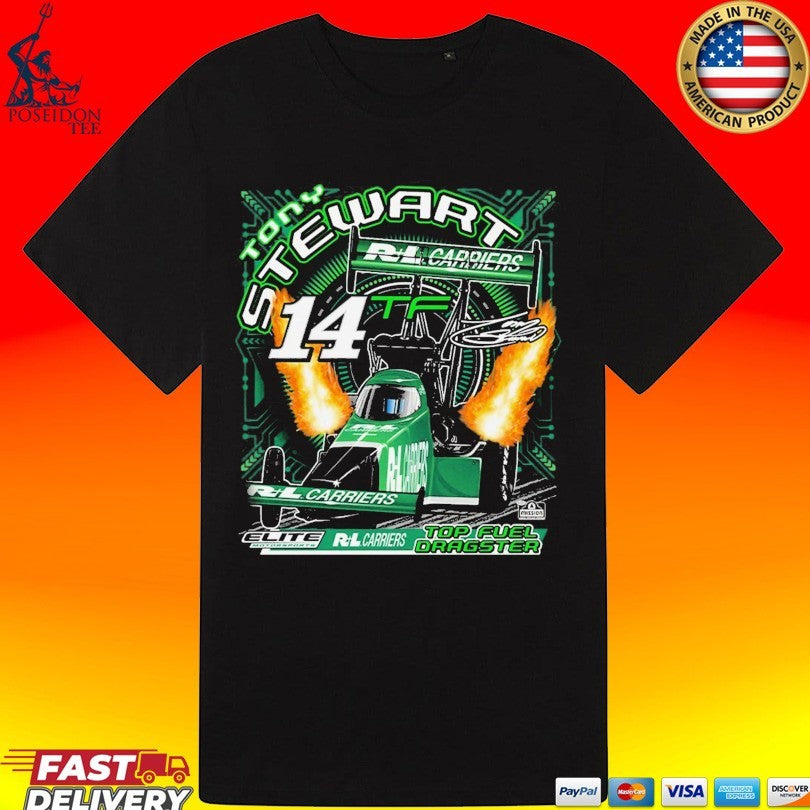 Tony Stewart Top Fuel Dragster Razor Action T-shirt