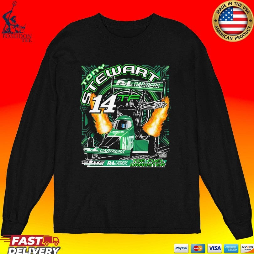 Tony Stewart Top Fuel Dragster Razor Action T-shirt