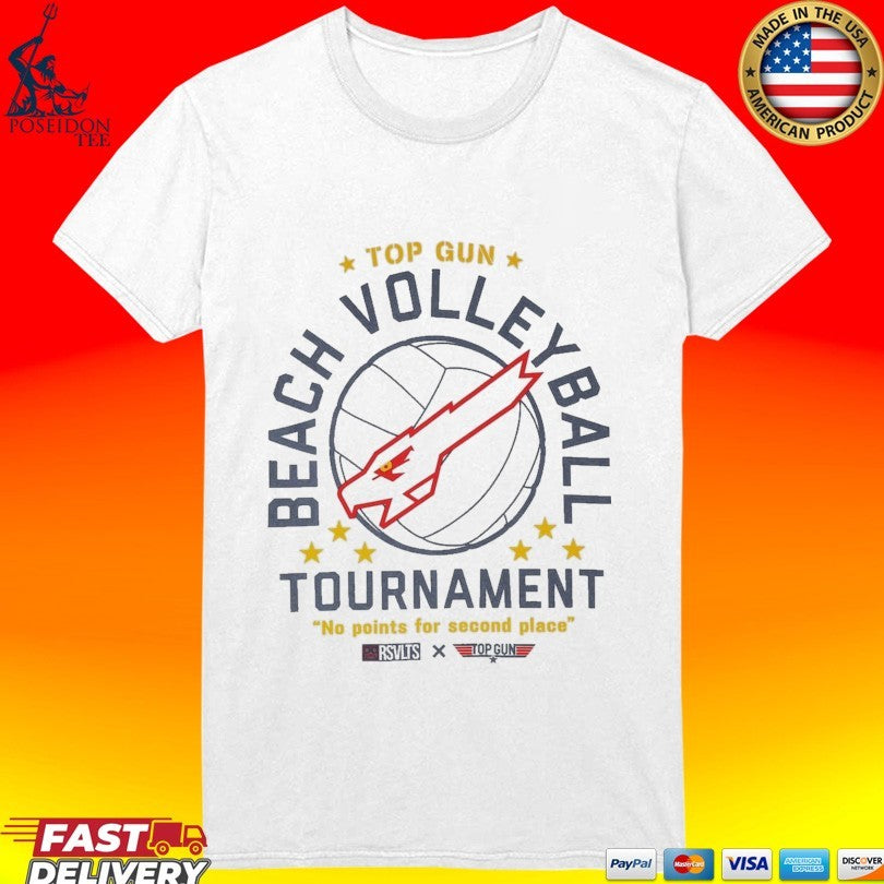 Gun Beach Volleyball Tournament No Points For Second Place T-shirt
