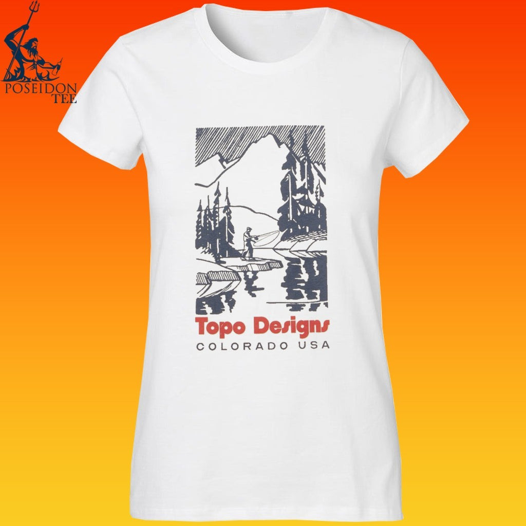 Topo Designs Colorado Usa Mountain River T-shirt