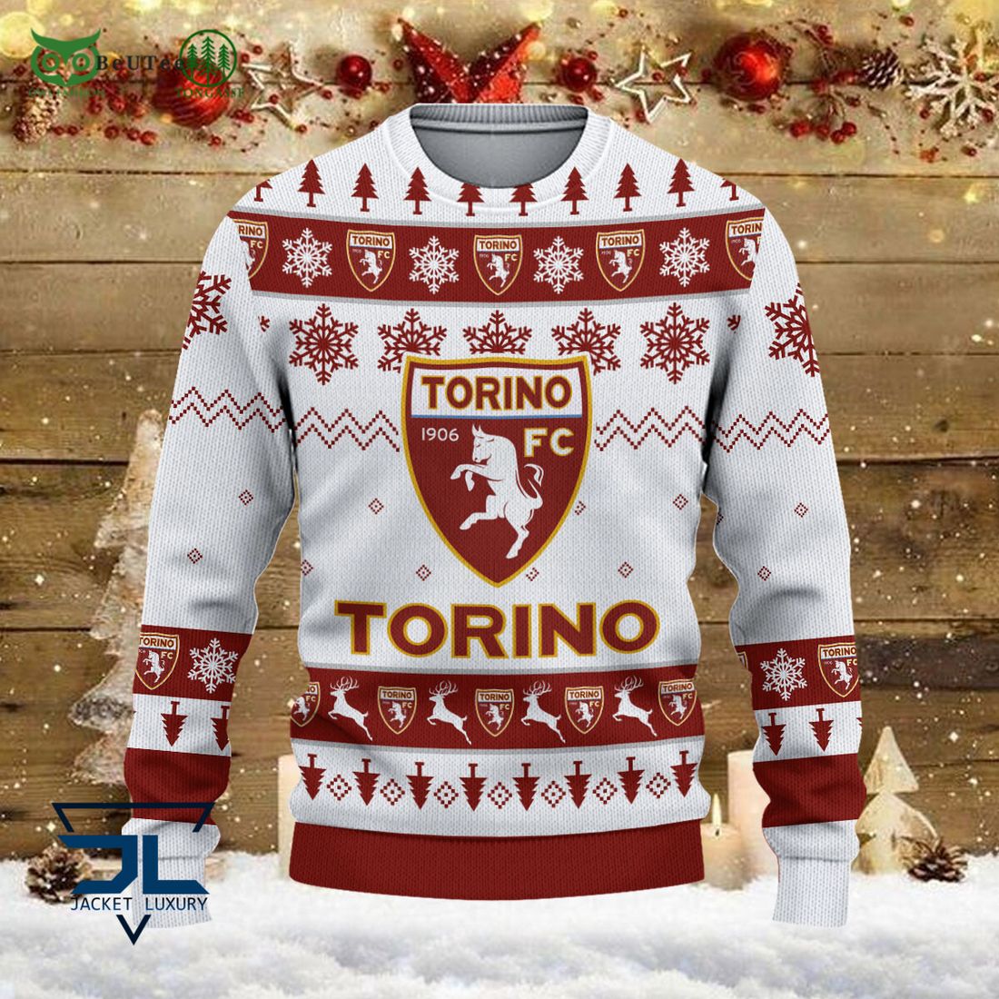 Torino Football Club Team Football Lega Serie A Ugly Sweater