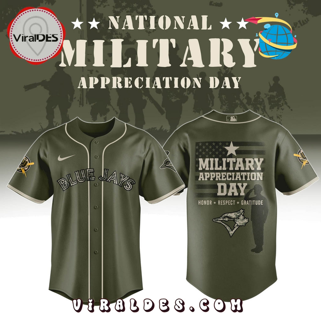 Toronto Blue Jays MLB Military Appreciation Day Baseball Jersey