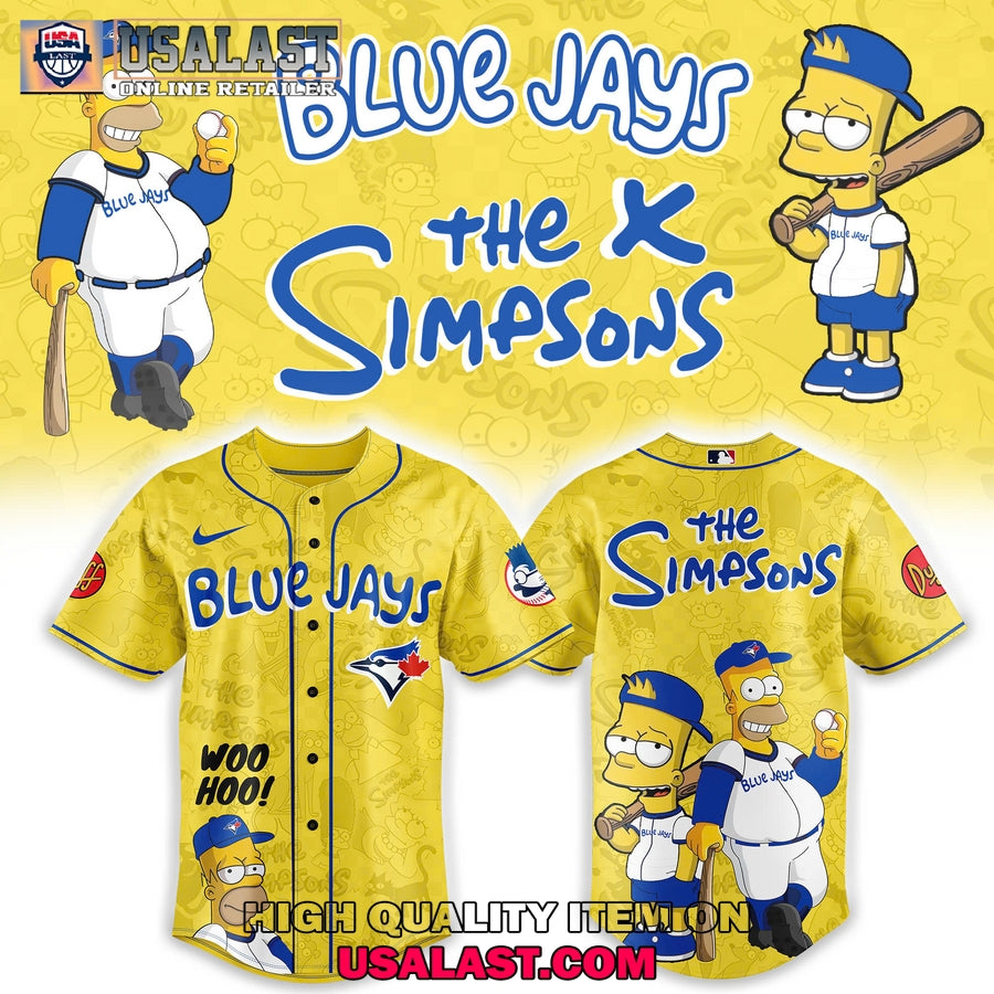Toronto Blue Jays x The Simpsons Premium Baseball Jersey