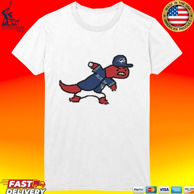 Toronto Raptors And Toronto Blue Jays Mascot Mashup T-shirt