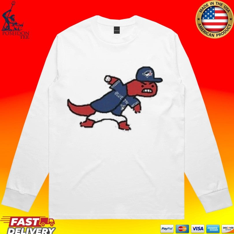 Toronto Raptors And Toronto Blue Jays Mascot Mashup T-shirt