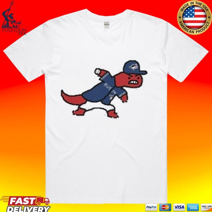 Toronto Raptors And Toronto Blue Jays Mascot Mashup T-shirt