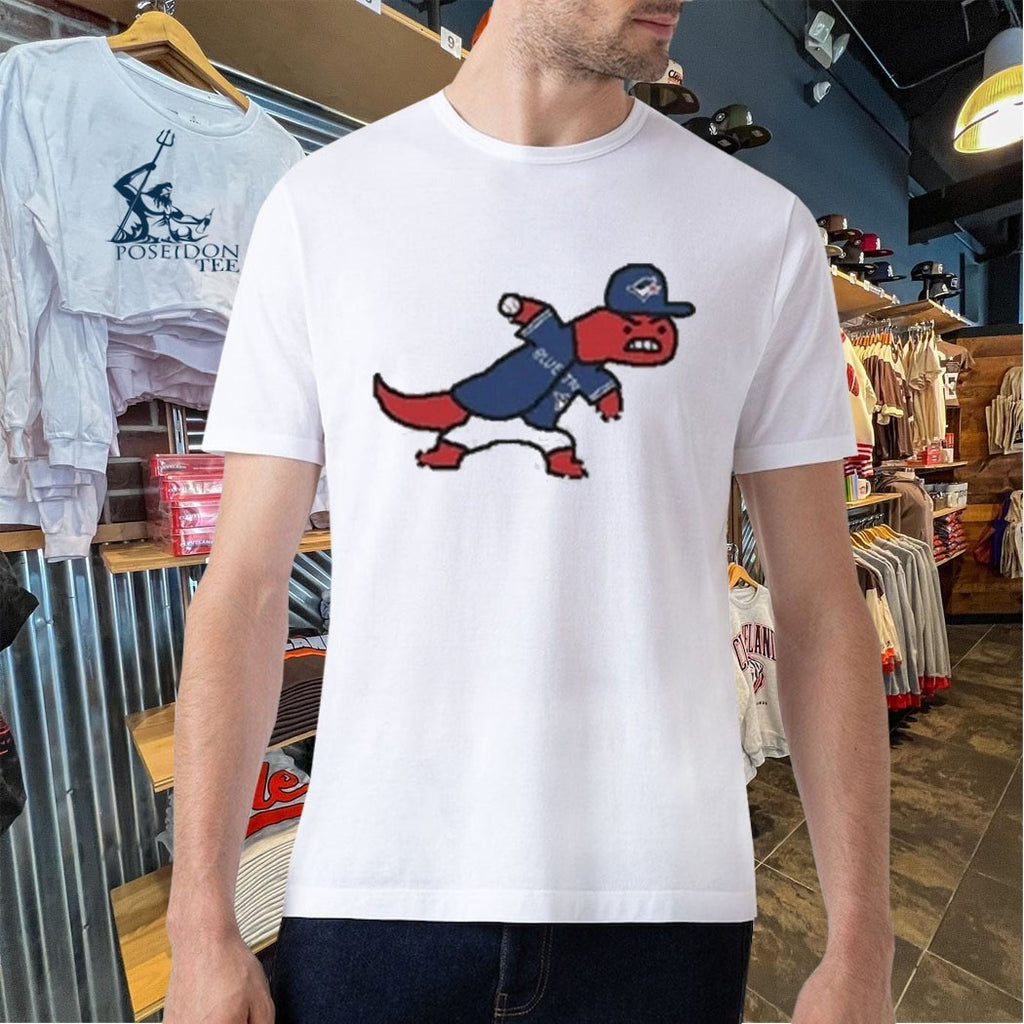 Toronto Raptors And Toronto Blue Jays Mascot Mashup T-shirt