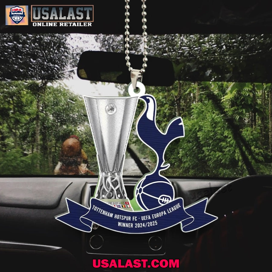 Tottenham Hotspurs UEFA Europa League Winner 2025 Car Oranment