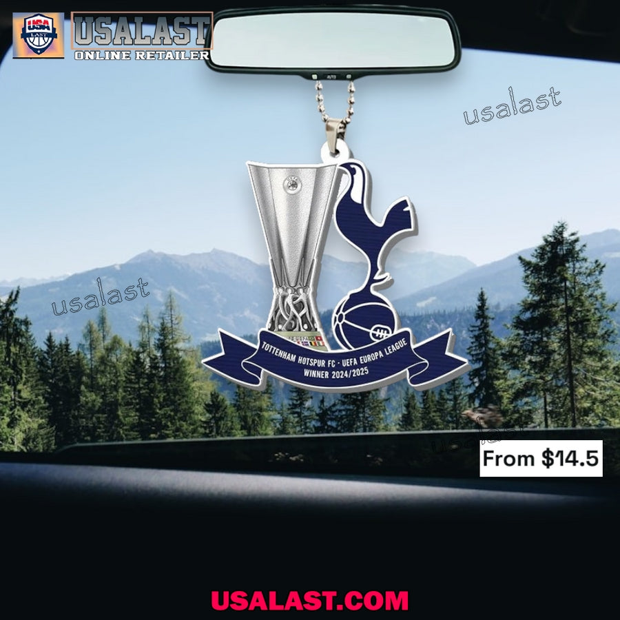 Tottenham Hotspurs UEFA Europa League Winner 2025 Car Oranment