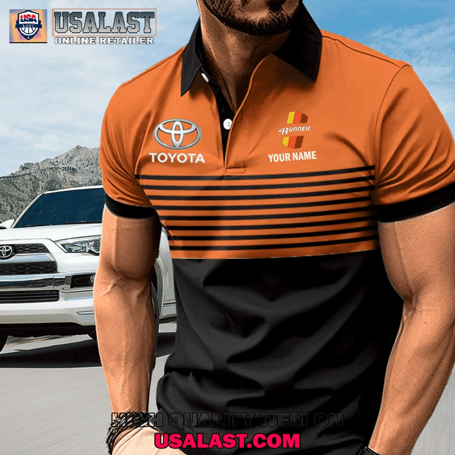 Toyota 4Runner Custom Name Men Polo Shirt