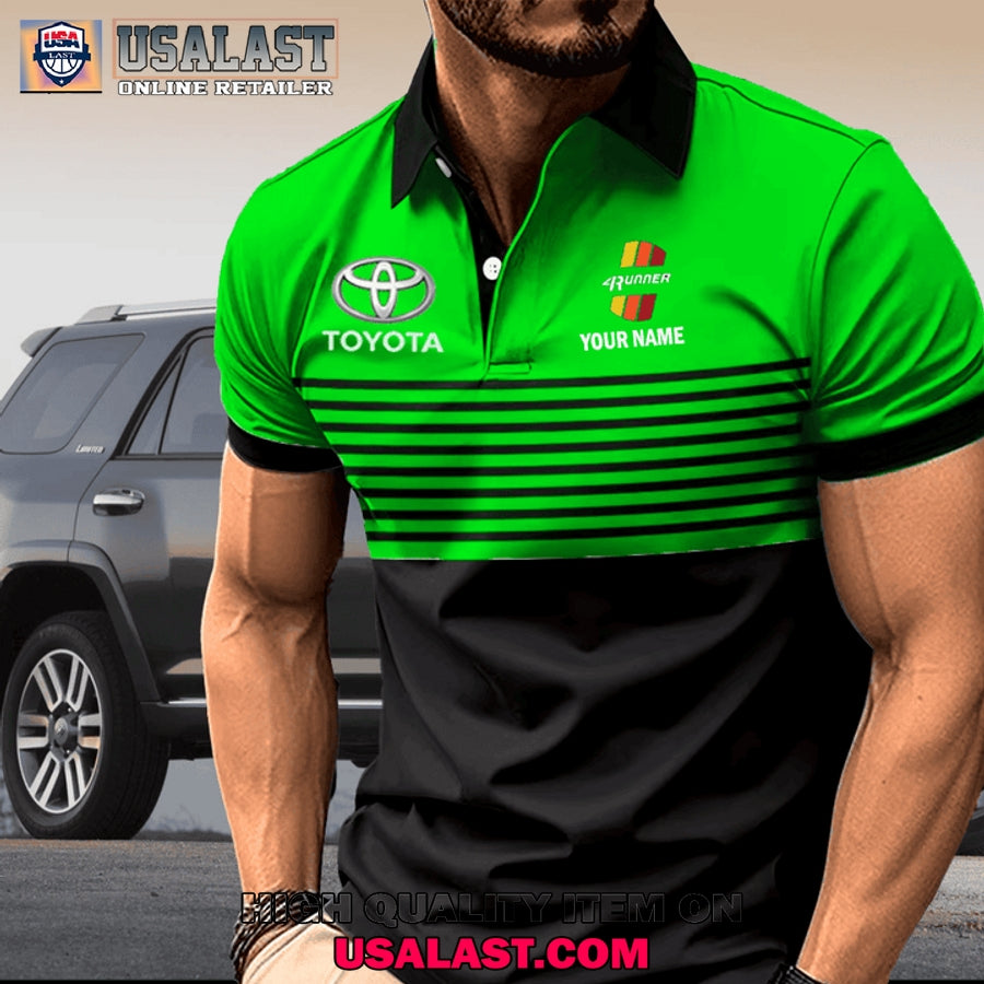 Toyota 4Runner Custom Name Men Polo Shirt