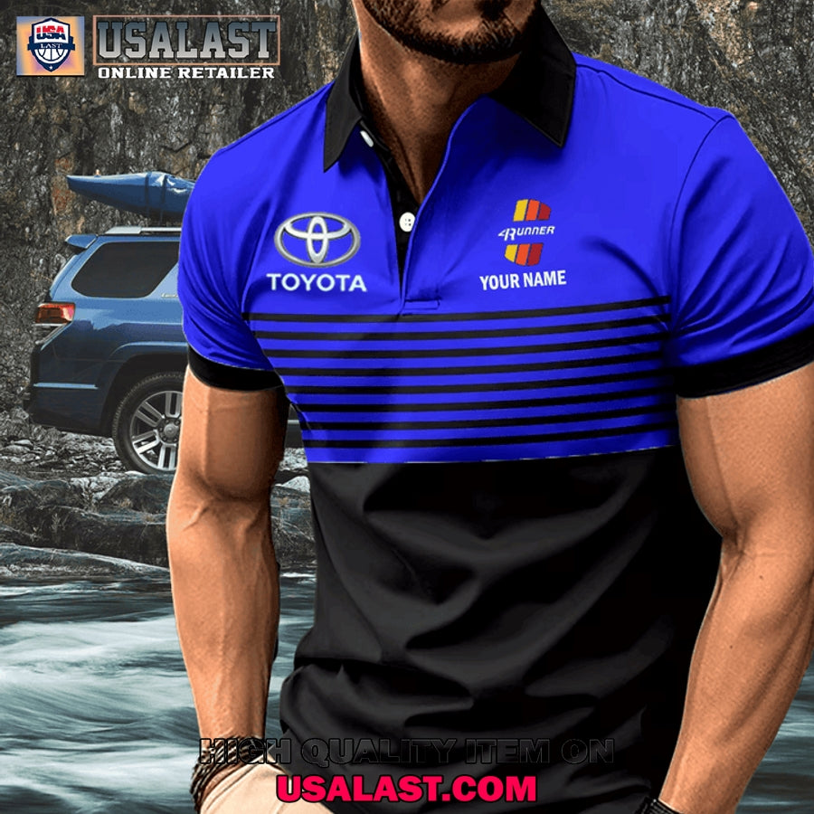 Toyota 4Runner Custom Name Men Polo Shirt