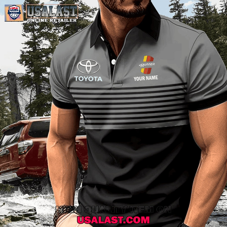 Toyota 4Runner Custom Name Men Polo Shirt