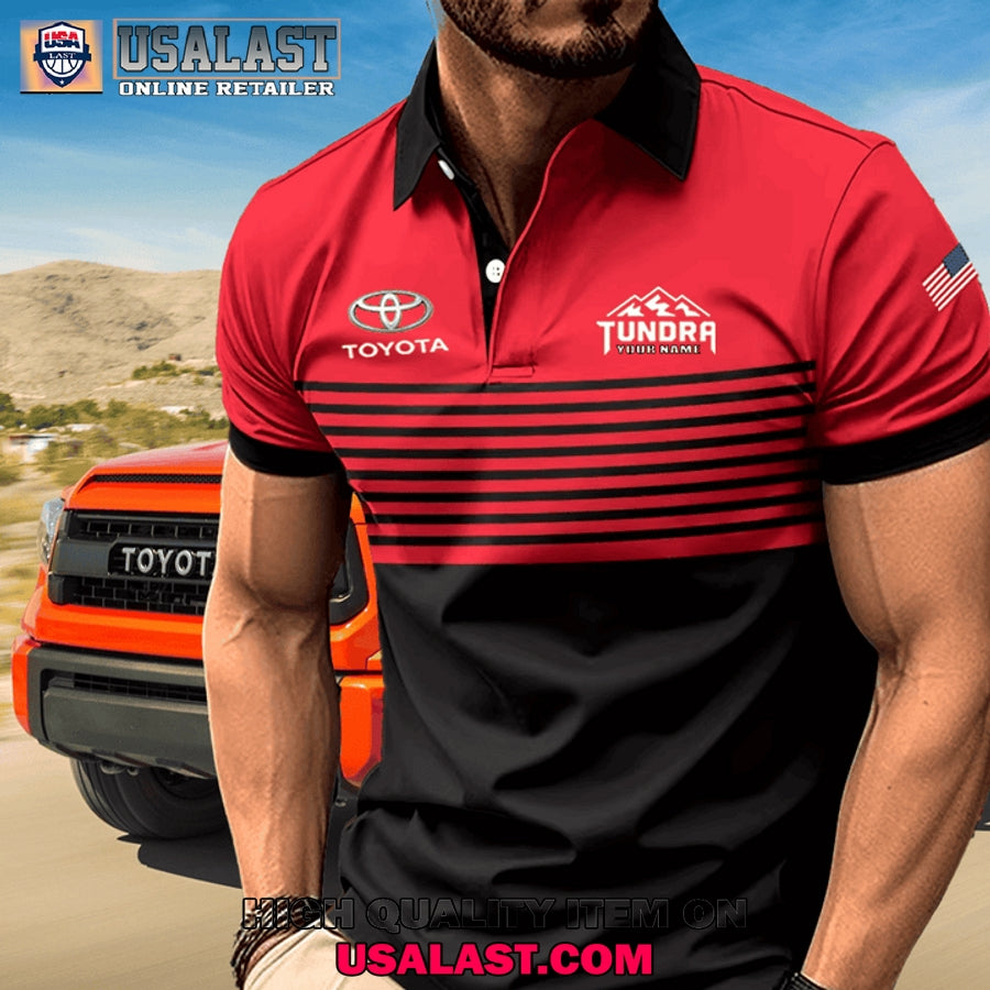 Toyota Tundra Custom Name Men Polo Shirt